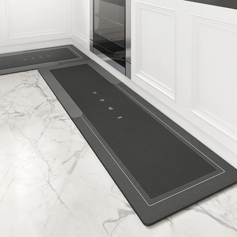 Kitchen Floor Mat Bedroom Living Room Long Soft Rug Hallway Decor Carpet Bathroom Entrance Doormat Anti slip Absorb Water Mat thumbnail 5