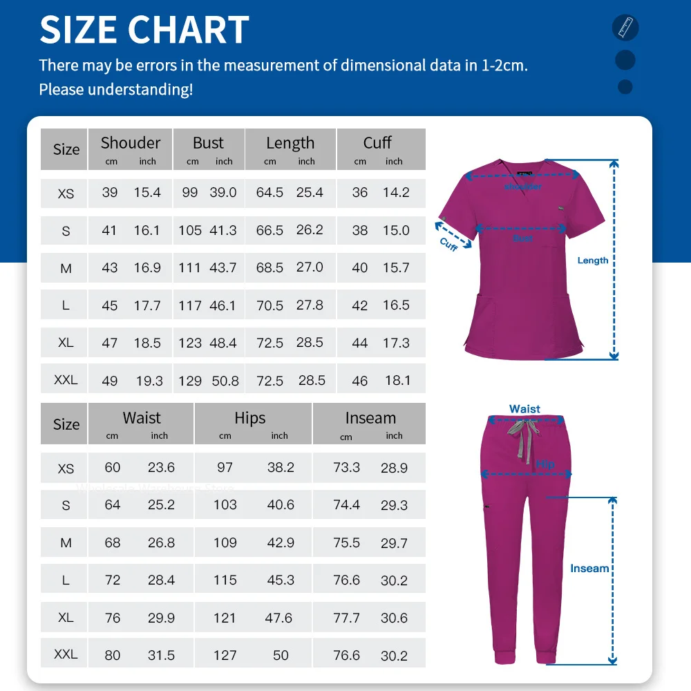 Wholesale Operating Room Medical Uniform Scrubs Hospital Working Scrubs Set Medical Supplies Nurse Dental Surgery Suit Workwear thumbnail 6