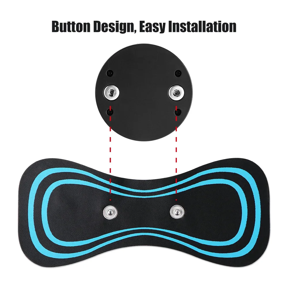 EMS Cervical Spine Massager Mini Electric Neck Massager Tens Low Pulse Neck Back Body Muscle Stimulator Arm Leg Relaxation Pads thumbnail 6
