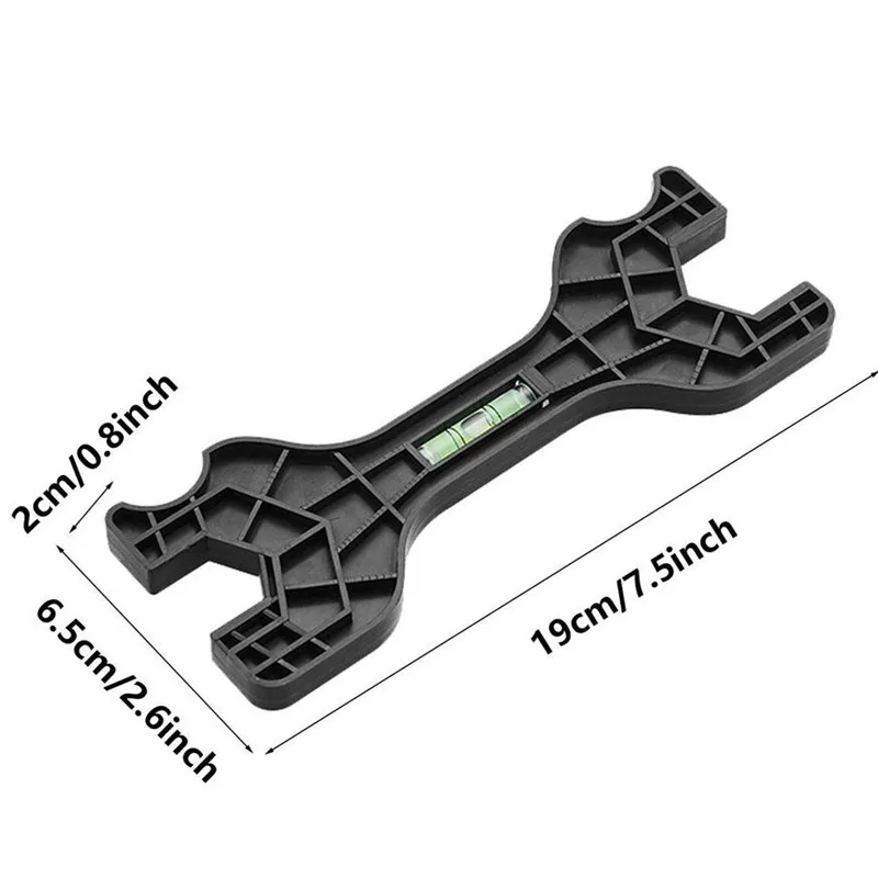 Multifunctional Dual Headed Wrench With Level Manual Tap Spanner Repair Plumbing Tools For Household Faucet Pipe And Toilet thumbnail 6
