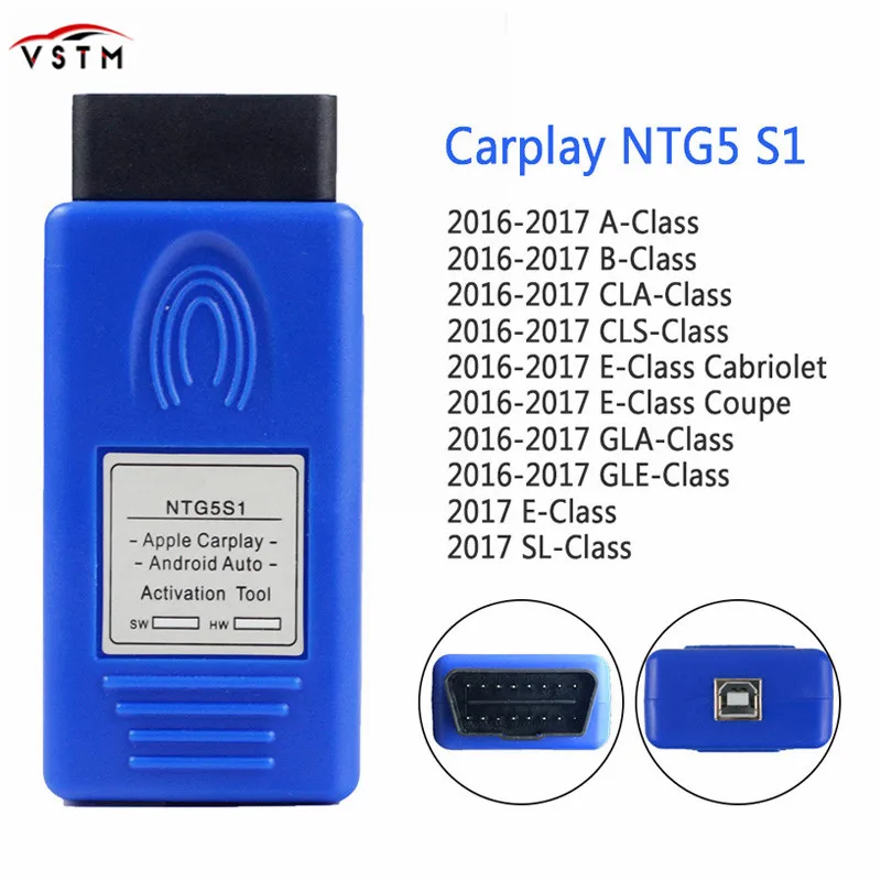 NTG5S1 NTG5ES2 NTG5 S1 CarPlay For Apple CarPlay And Android Auto Activation Tool For Mercedes for B-enz NTG5.1 via OBD2 thumbnail 5