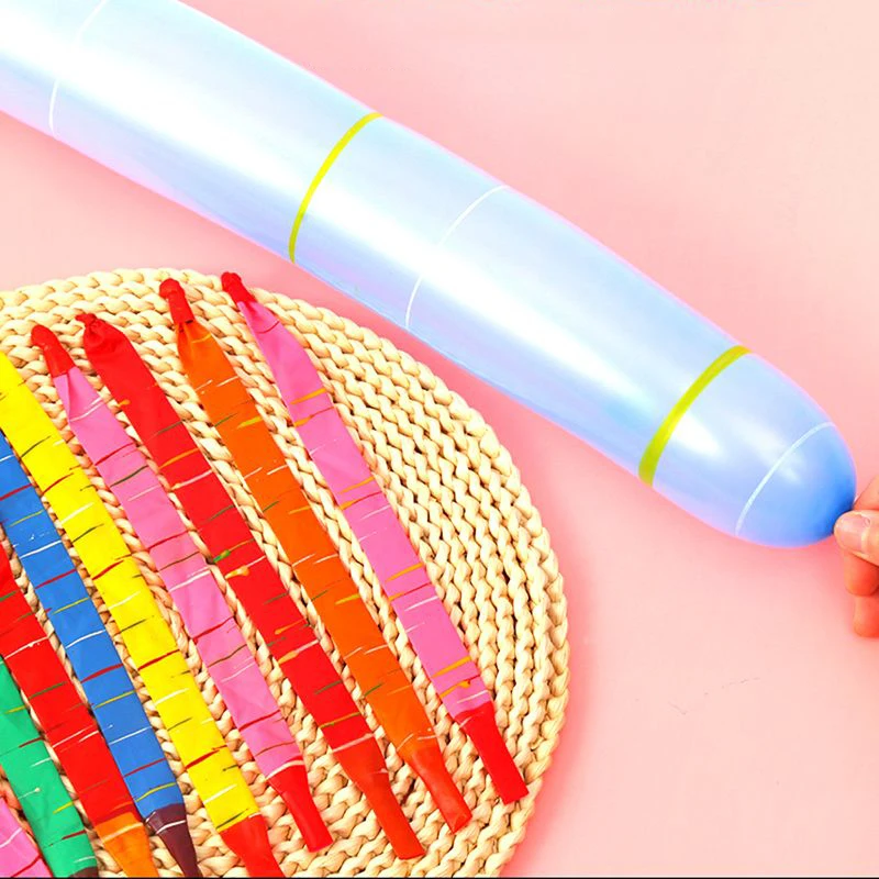 Thickened Flying Rocket Balloon Toys Wholesale Kids Fun Multi-colored Flying Rubber Long Balloon Outdoor Inflatable Balloon Toys thumbnail 5