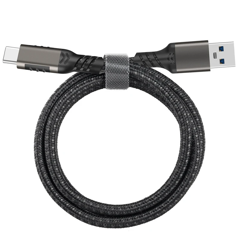 USB3.2 10Gbps USB Type C Cable USB A to C 3A 60W QC3.0 Fast Charging for Samsung NVMe Hard Disk External Android Data Braid 2M thumbnail 4