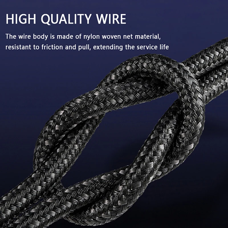 USB3.2 10Gbps USB Type C Cable USB A to C 3A 60W QC3.0 Fast Charging for Samsung NVMe Hard Disk External Android Data Braid 2M thumbnail 6