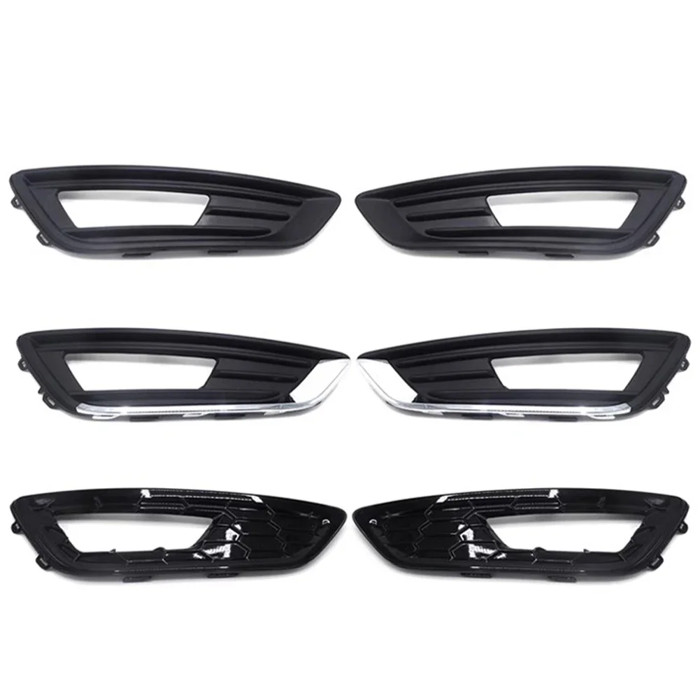 Foglight Foglamp For Ford Focus MK3 2015 2016 2017 2018 Front Bumper Fog Light DRL Daytime Driving Lamp Cover Frame Hood Grille thumbnail 5
