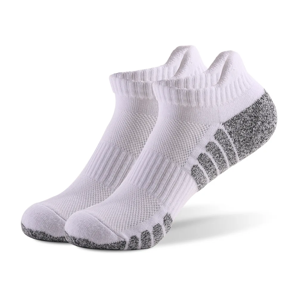 3pairs thickened towel bottom running socks mesh boat socks non-slip breathable sports socks Low cut Men's socks Women's socks thumbnail 4