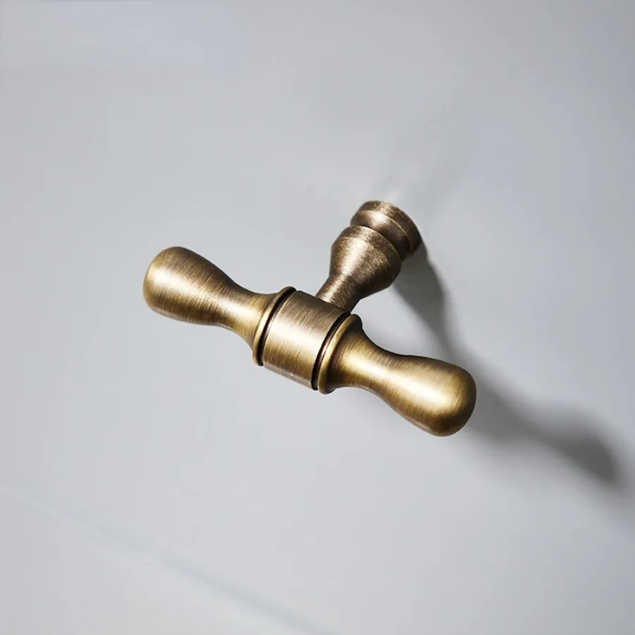 Nordic Brass Furniture Handles Luxury Bronze Handles for Cabinets and Drawers Long Vintage Cabinet Handles Kitchen Accessories thumbnail 4