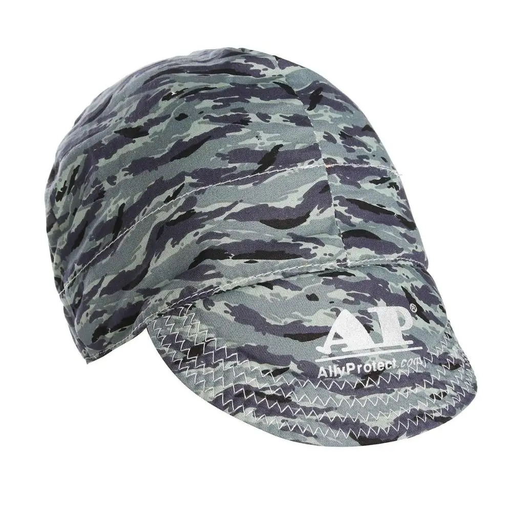 Welder Work Cap Anti-scalding Flame Resistant Welding Hat Welding Protective Hats Head Protective Cover Welder Protection Hat thumbnail 5