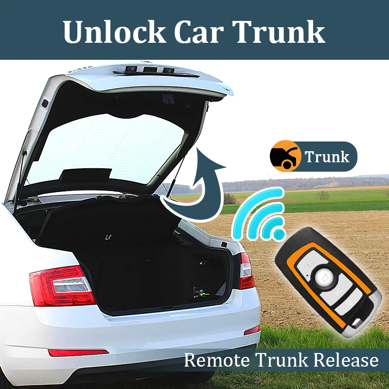 Car Central Door Lock Auto Keyless Entry System Button Start Stop Keychain Central Kit Universal Car 12V thumbnail 5