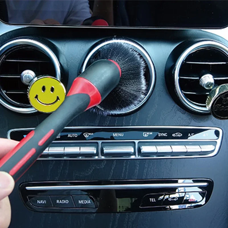 Car Motorcycle Detailing Brush Auto Washing Kit Car Wheels Interior Dashboard Air Outlet Vents Brush Cleaning Tools Accessories thumbnail 3