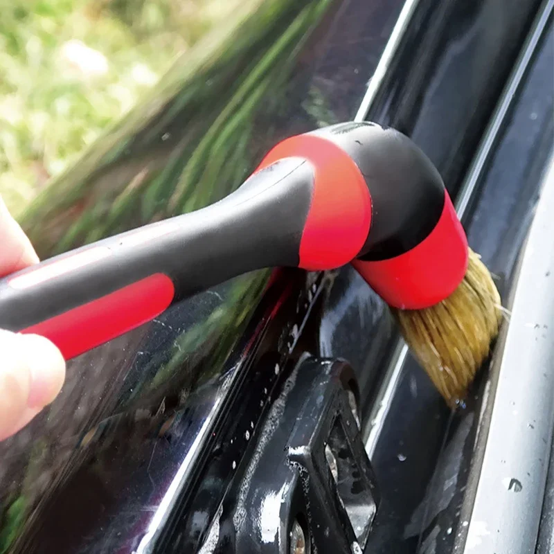 Car Motorcycle Detailing Brush Auto Washing Kit Car Wheels Interior Dashboard Air Outlet Vents Brush Cleaning Tools Accessories thumbnail 4