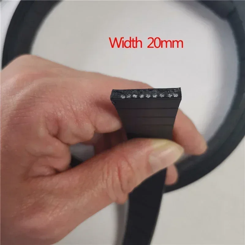 TPU Built-In Steel Wire Flat Belts For Fitness Equipment Thickness 2mm,Width 20/25/30/40mm Leg Power Machine Drive Accessories thumbnail 6