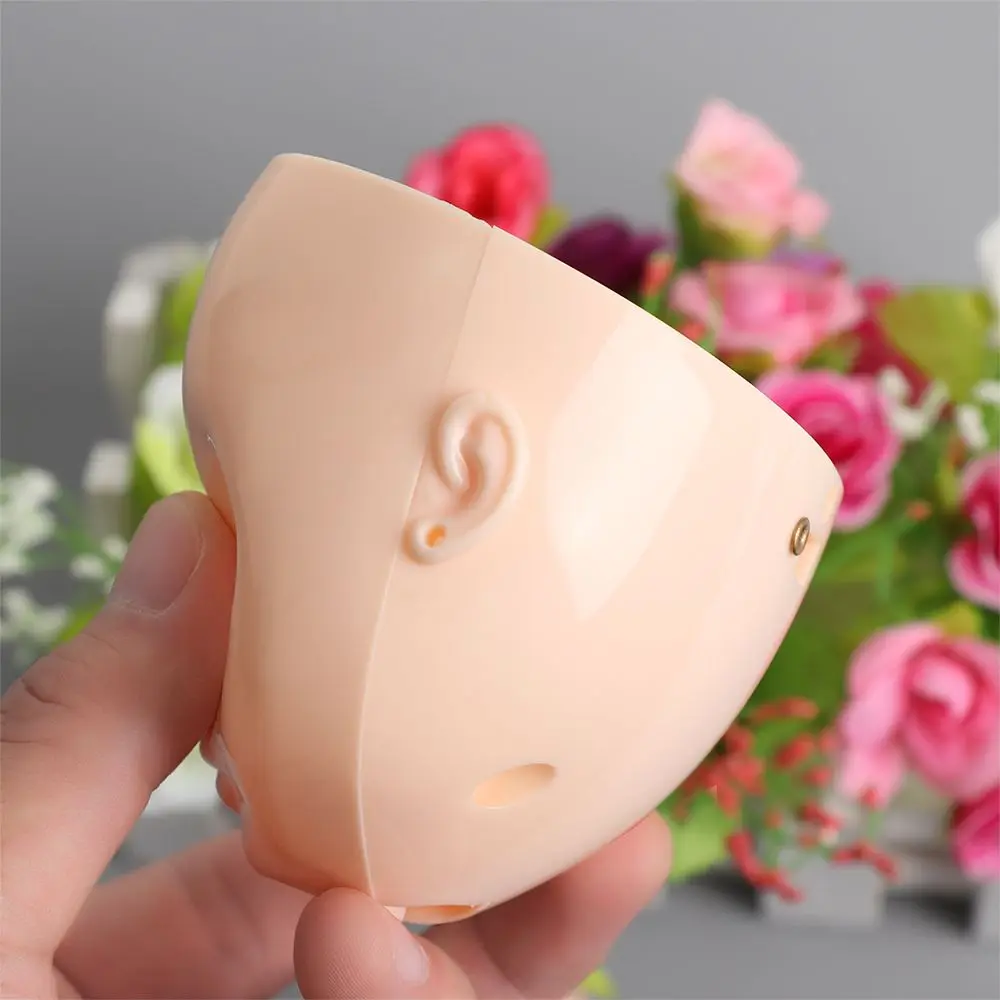 Fashion Doll Faceplate for 1/6 Blyth Dolls Plastic Doll Face with Screw DIY No Makeup Doll Head Handmade Dolls Accessories thumbnail 2