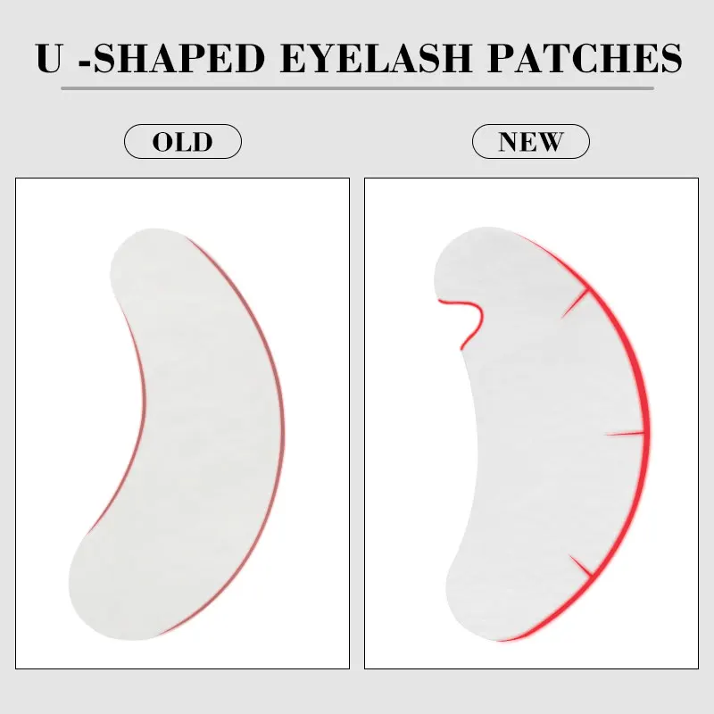 50pairs Eye Pads For Eyelash Extension Hydrogel Patches For Eyelashes U Shaped Gel Pads Lashes Extension Supplies Patches Makeup thumbnail 2