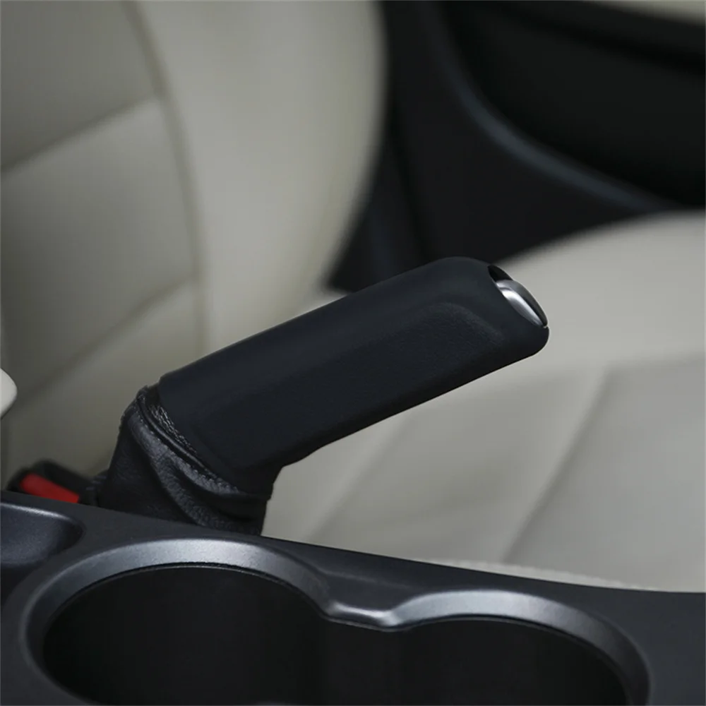 Silicone Gear Shift Knob Cover Handbrake Non Slip Grip Handle Case Automobiles Gear Shift Collars Car Interior Accessories thumbnail 4