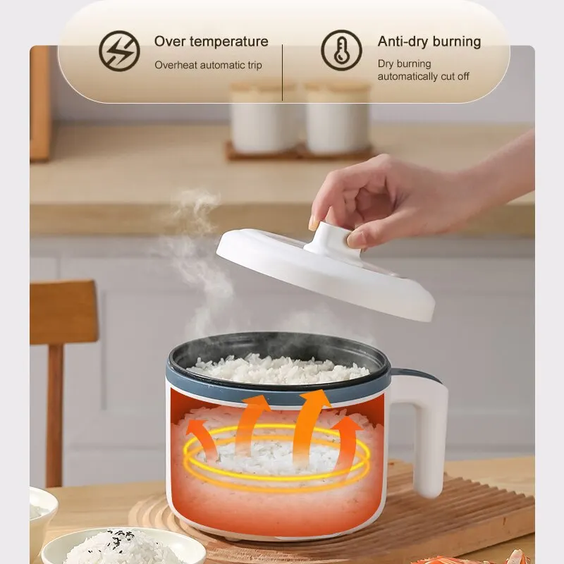 Electric Rice Cooker Single Double Layer 220V Multi Cooker Non-Stick Smart Mechanical MultiCooker Steamed Rice Pot For Home thumbnail 4