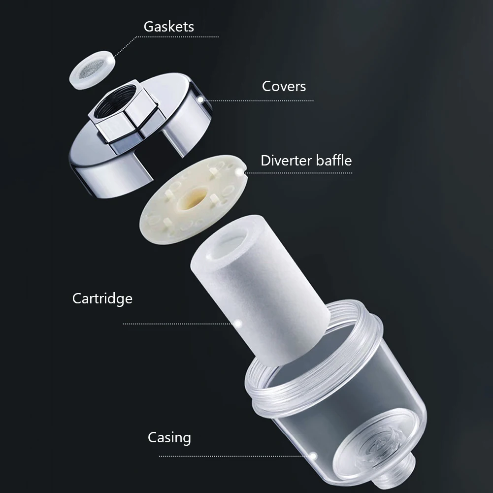 Water Outlet Purifier Kits Universal Faucet Filter Kitchen Bathroom Shower Household Filter PP Cotton High Density Filter thumbnail 5