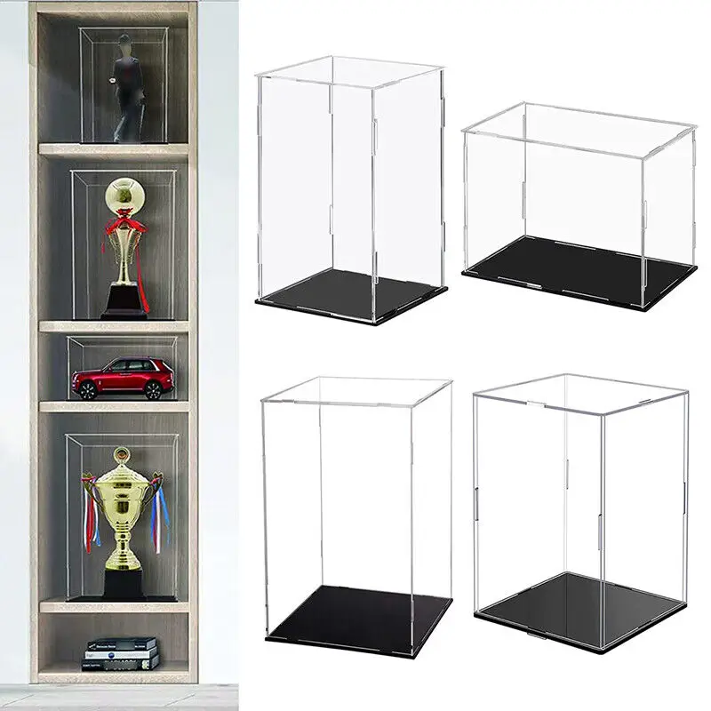 222 Size Acrylic Display Case for Collectibles Assemble Clear Acrylic Box Protection Showcase for Action Figures Organizing Toys thumbnail 6