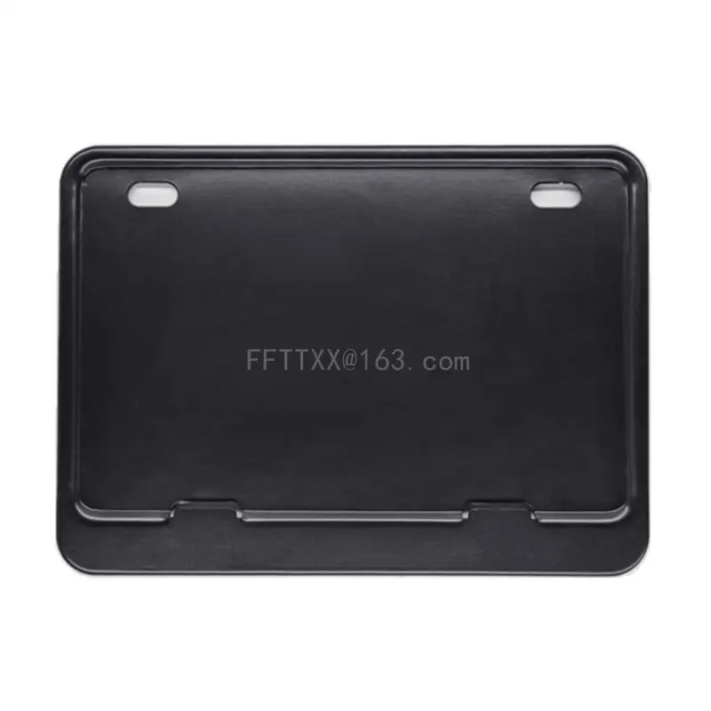 License Plate Frame Motorcycles Tags Holder Black Heavy-Duty Aluminum Bracket Universal for Motorbike ATV Scooter