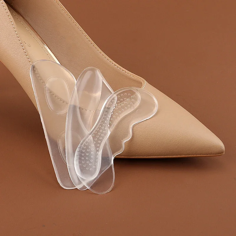 2Pcs Invisible Silicone Gel Heel Patch Insoles Pain Relief Shoe Cushion Pads Feet Care Adhesive Back Heel Protector Sticker thumbnail 4