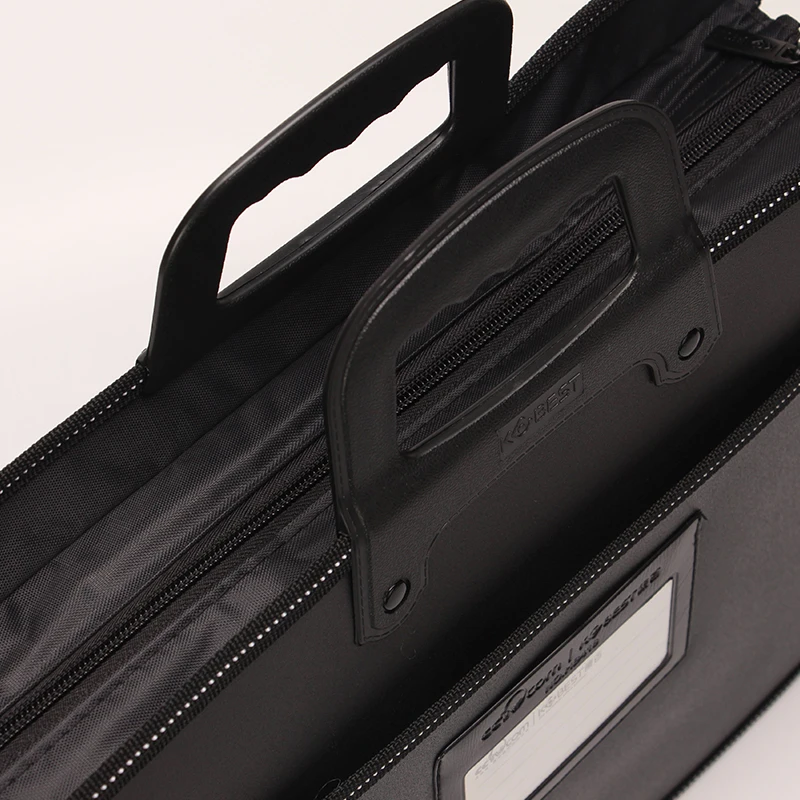 A4 Large Capacity Laptop Handbag Multi-Layer Folder Meeting Storage Briefcase Hand Carry Office File Bag for Business Travel thumbnail 2