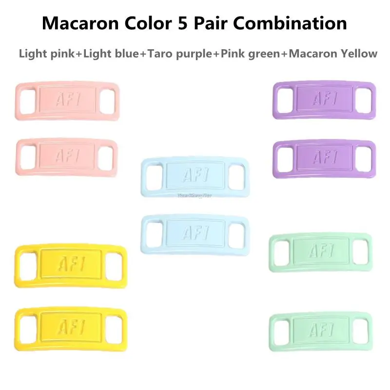 Combination AF1 Diamond Shoe Charms Fashion Laces Buckle Quality Metal Shoelaces Decorations Chapa Air Force 1 Shoes Accessories thumbnail 3