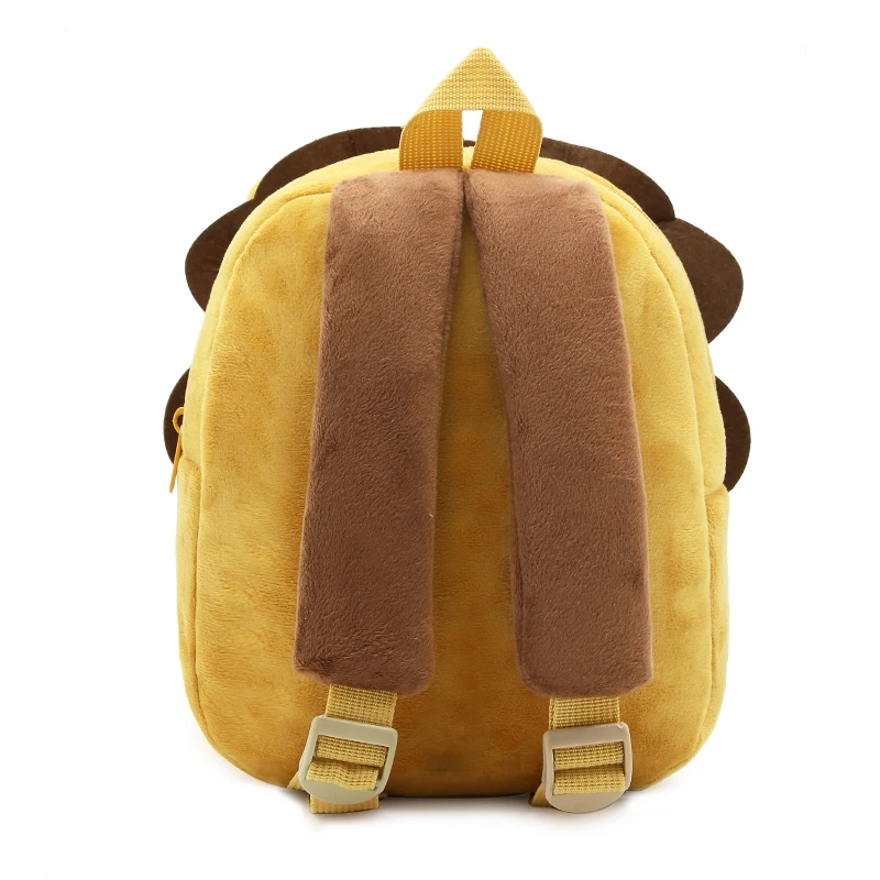 Boys Girls School Backpack Cute Animal Lion Kids Plush Backpack Kindergarten kids Bag thumbnail 5