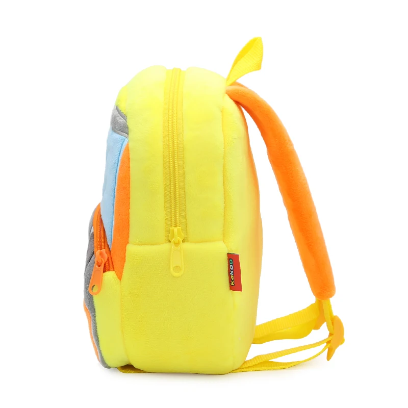 Boys Backpack Cute Excavator Children Plush Backpack Kindergarten School Bag thumbnail 4
