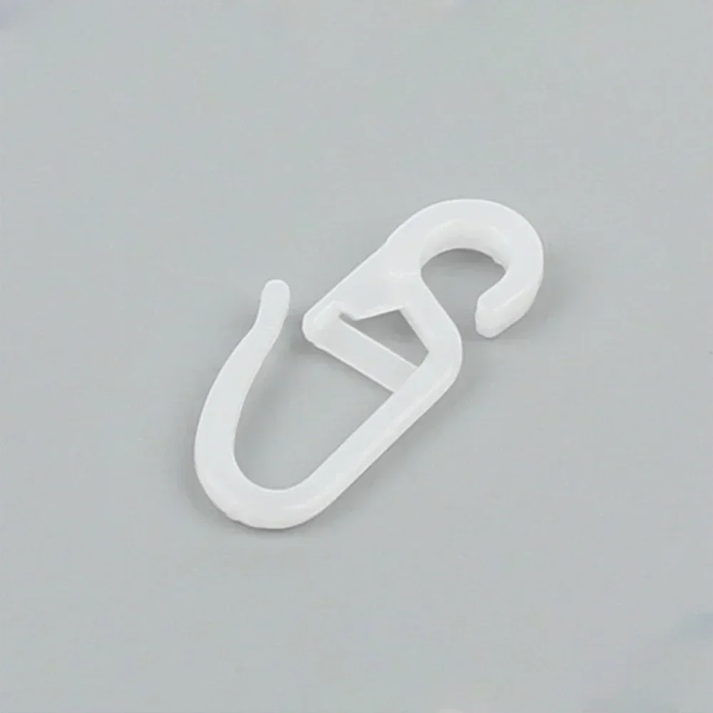 50 Pcs Curtain Hooks Curtain Accessories Curtain Folding Hook Eyelet 9mm Hook Length 34mm Hook Up Window Treatments Curtain Hook thumbnail 5