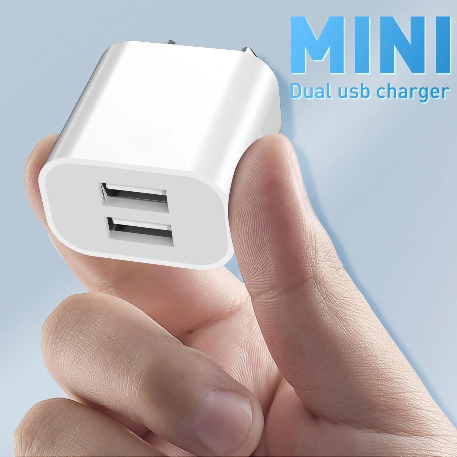 1/5Pcs Universal Travel 5V 2A Dual Port USB Wall Home Charger Power Adapter AU Phone Charging Head Australian Standard Plug thumbnail 3