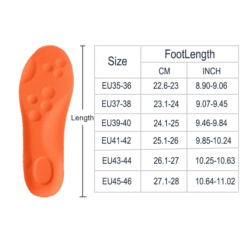 1/2/4pairs Latex Sport Insoles Soft High Elasticity Shoe Pads Orthotic Breathable Shock Absorption Cushion Arch Support Insole thumbnail 6
