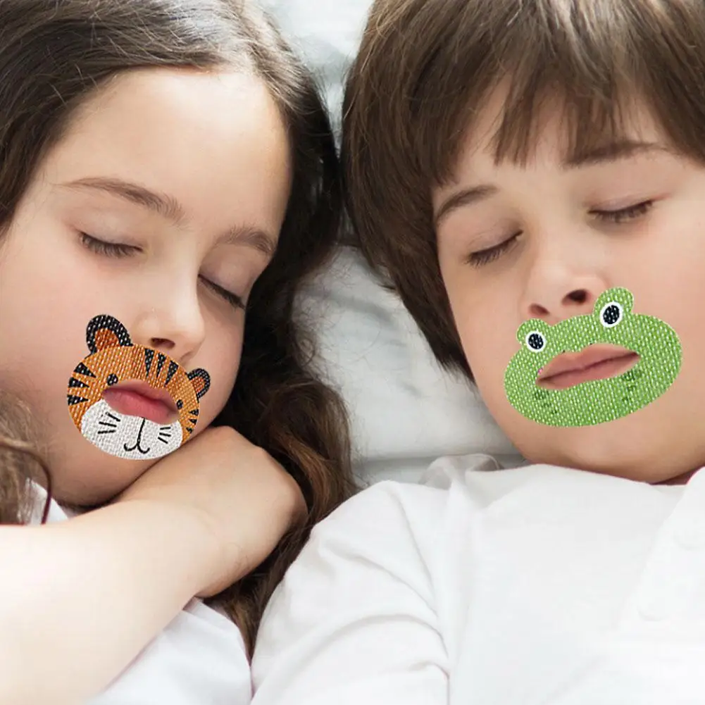 30pcs Sleep Strips cartoon animal Anti-Snoring Mouth Tape for Nose Breathing Children Snore Reducing Aids Nose Breathing Sticker thumbnail 6