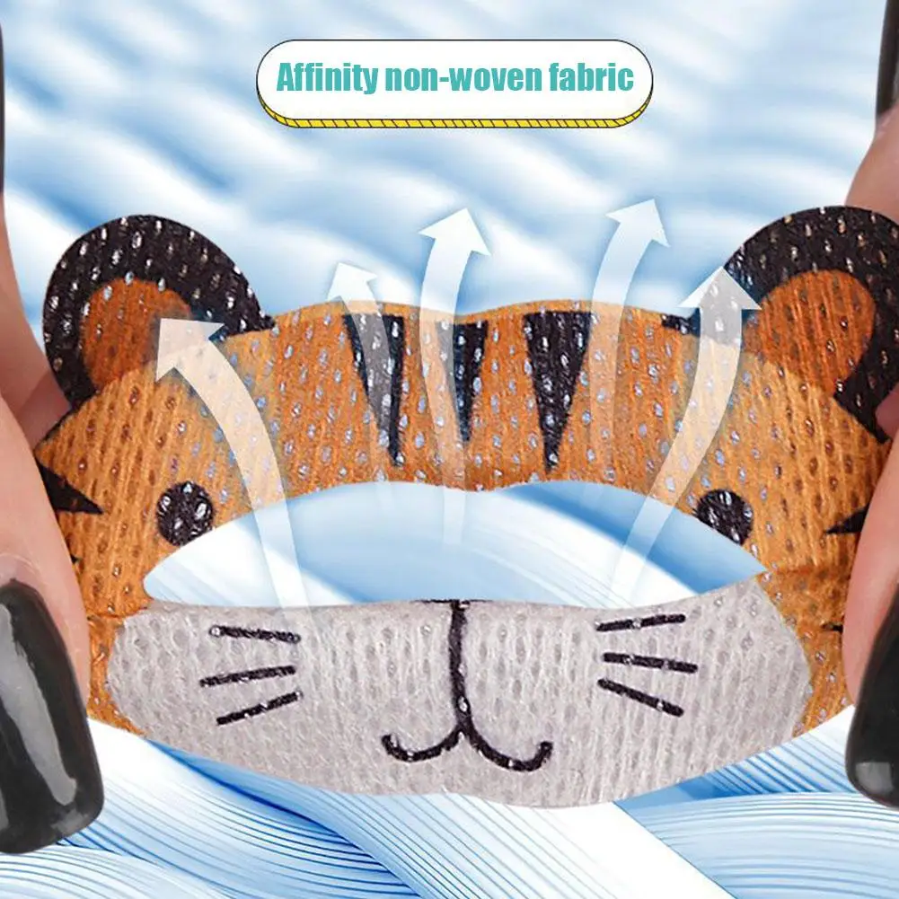30pcs Sleep Strips cartoon animal Anti-Snoring Mouth Tape for Nose Breathing Children Snore Reducing Aids Nose Breathing Sticker thumbnail 2