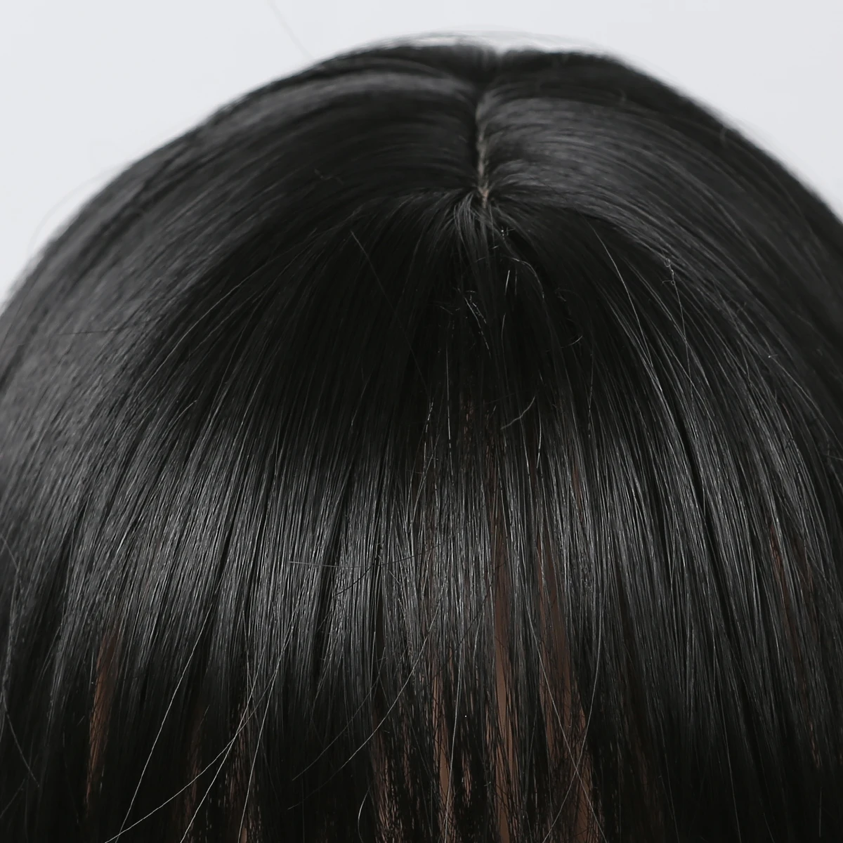 EASIHAIR Long Silky Straight Synthetic Wigs with Bangs Black Cosplay Party Lolita Hair Wigs for Women Natural Heat Resistant Wig thumbnail 4