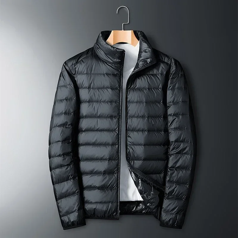 UETEEY Autumn Winter New Ultra Light White Duck Down Jacket Men Waterproof Casual Outdoor Portable Lightweight Male Padded Coats thumbnail 6