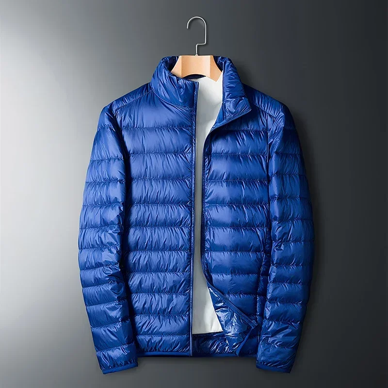 UETEEY Autumn Winter New Ultra Light White Duck Down Jacket Men Waterproof Casual Outdoor Portable Lightweight Male Padded Coats thumbnail 5
