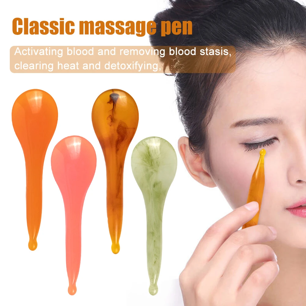 1pcs  Gua Sha Facial Massage Acupunctur Point Pen Chinese Medicine Guasha Beauty Messager Tool thumbnail 5