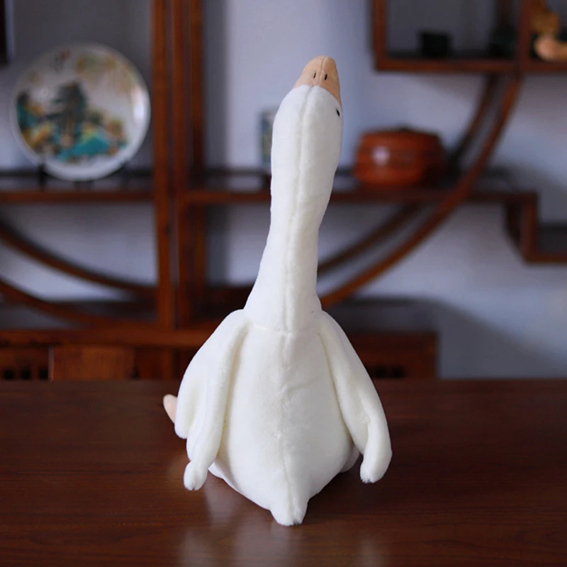 1Pc 35cm Long Neck Goose Stuffed Plush Doll Cute Soft Stuffed Dolls Plushie Animals Toys For Kids Baby Children Birthday Gifts thumbnail 4