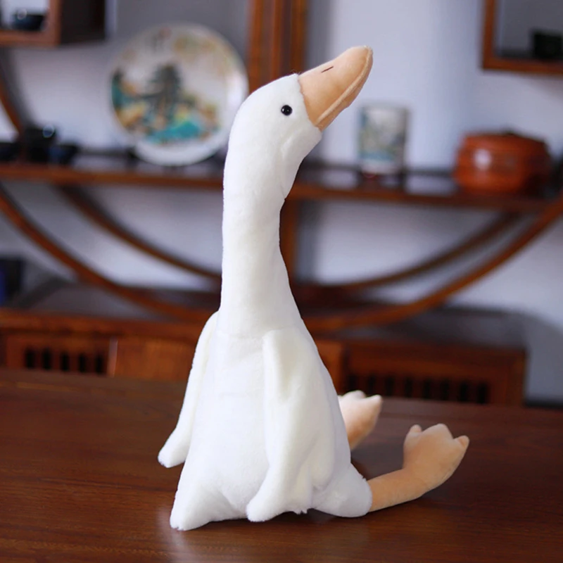 1Pc 35cm Long Neck Goose Stuffed Plush Doll Cute Soft Stuffed Dolls Plushie Animals Toys For Kids Baby Children Birthday Gifts thumbnail 5