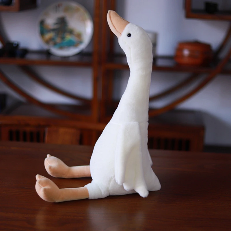 1Pc 35cm Long Neck Goose Stuffed Plush Doll Cute Soft Stuffed Dolls Plushie Animals Toys For Kids Baby Children Birthday Gifts thumbnail 3