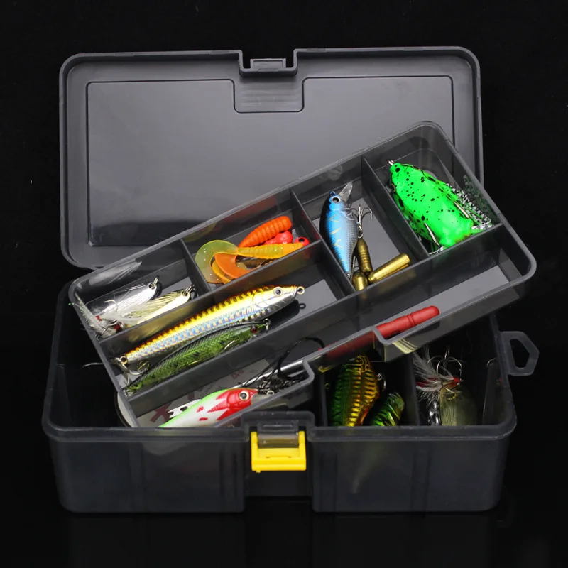 PRO BEROS Fishing Tackle Box Waterproof Plastic Double Layer Lures Hook Minnow Bait Storage Case Multifunctional Fishing Tool thumbnail 5