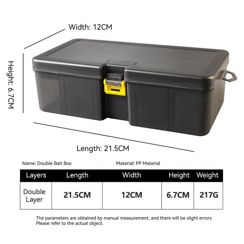 PRO BEROS Fishing Tackle Box Waterproof Plastic Double Layer Lures Hook Minnow Bait Storage Case Multifunctional Fishing Tool thumbnail 3