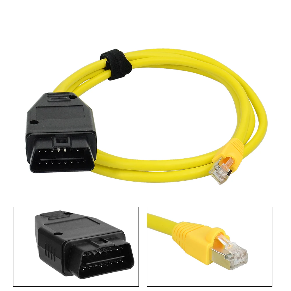 Newest ENET Date cable for BMW F-series ICOM Coding OBD2 Interface Cable For BMW OBDII Scanner Data Tool thumbnail 2
