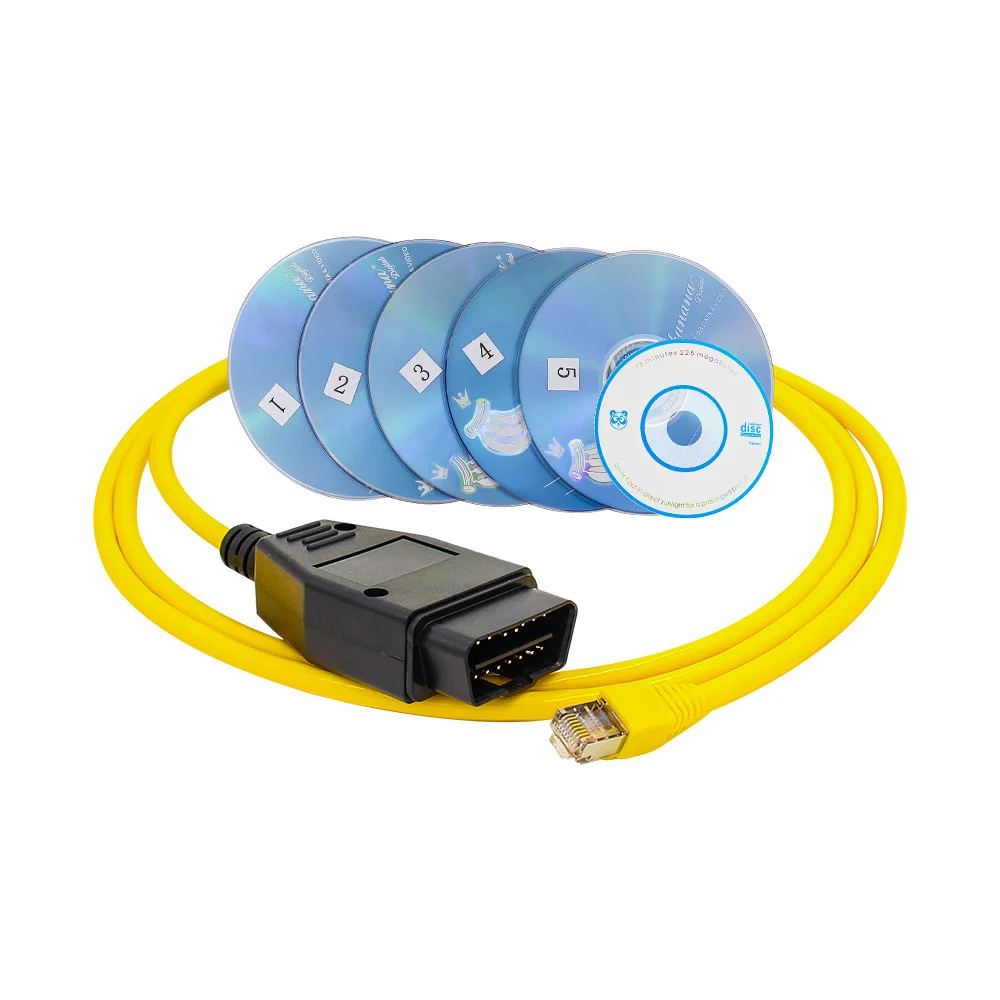 Newest ENET Date cable for BMW F-series ICOM Coding OBD2 Interface Cable For BMW OBDII Scanner Data Tool thumbnail 6