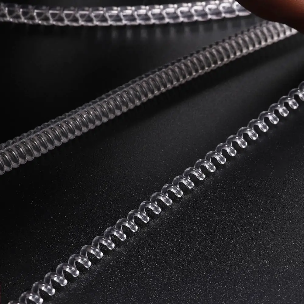 4pcs/lot Transparent Spiral Based Ring Tools Spring Coil Ring Size Adjuster Guard Tightener Reducer Resizing Tool For Jewelry thumbnail 3