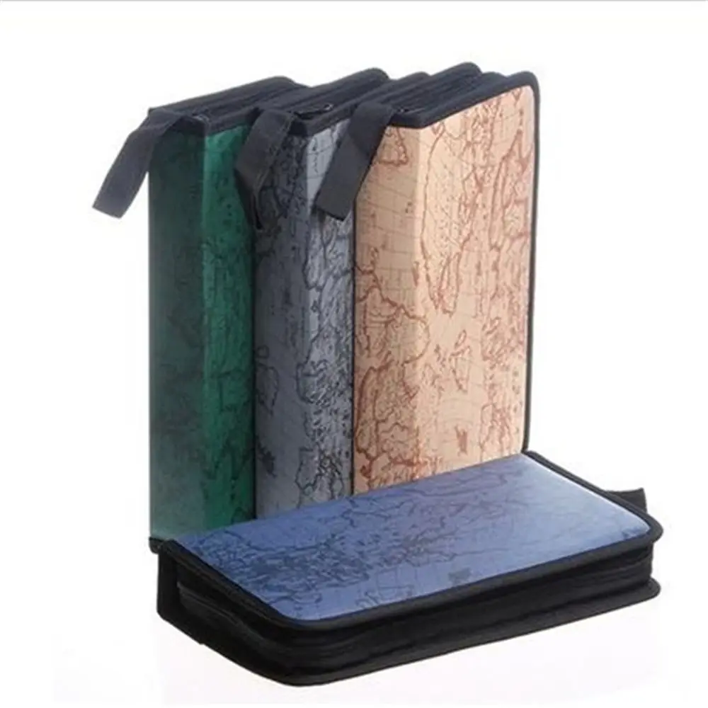Disc Storage Bags 80 Sleeve Fabric CD DVD Organizer Carry Cases Collect Album Bags Game Accessories thumbnail 4