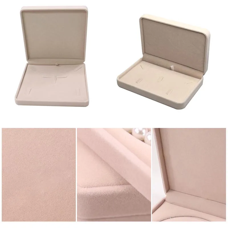 New Portable Velvet Jewelary Storage Box For Travel Supplies Multicolor Earrings Necklace Ring Display Case Jewelry Storage Box thumbnail 5