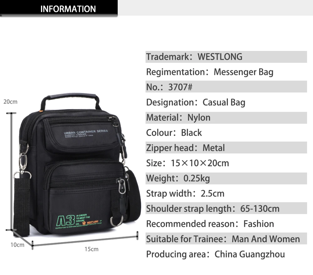 Tactical Men Messenger Nylon Bag Outdoor Army Multifunction Travel Bag Waterproof Phone Shoulder Military Crossbody Pockets 3705 thumbnail 4