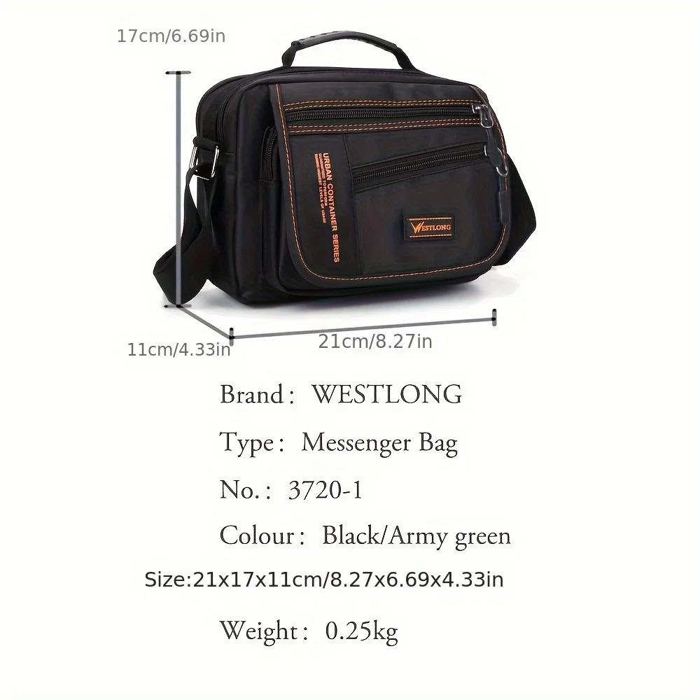 Men Messenger Bags Casual Multifunction Small Travel Bags Waterproof Style Shoulder Fashion Military Women Crossbody Bags thumbnail 6