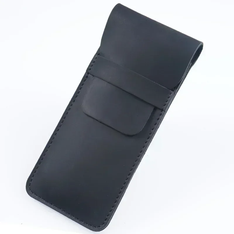 Handmade Genuine Leather Pencil Bag Cowhide Fountain Pen Case Holder Vintage Retro Style Accessories for Travel Journa thumbnail 6